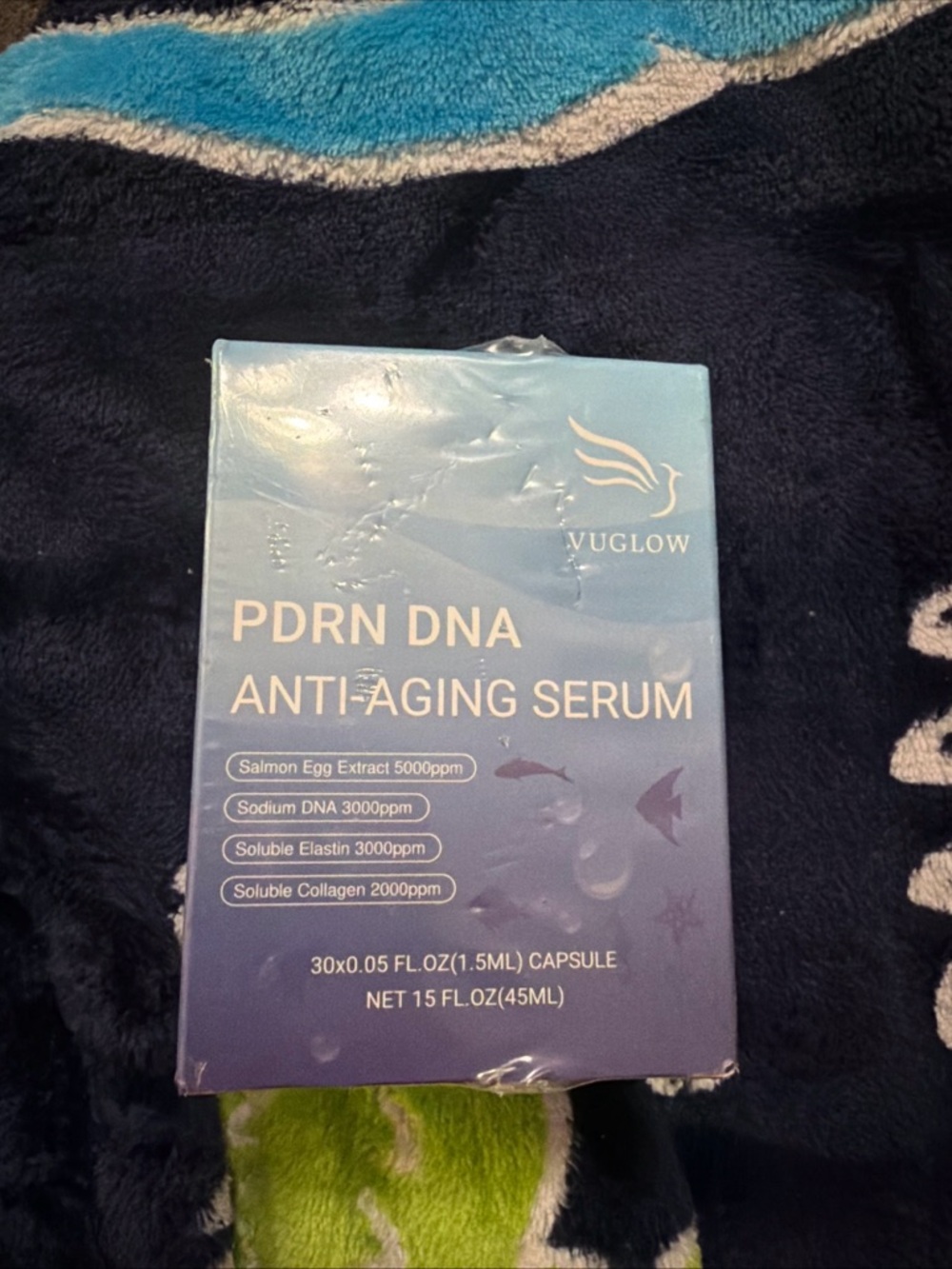 Salmon DNA Anti-Aging Serum 5000ppm, 0.05 fl. oz - Korean Skincare Exp 10/28